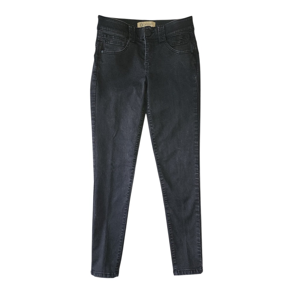 Democracy‎ Jeans Womens Size 2 Black Ab Technology Stretch Denim Ankle Skinny